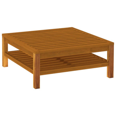 vidaXL Coffee Table 65x65x35 cm Solid Acacia Wood
