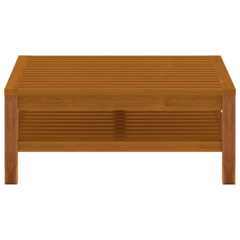 vidaXL Coffee Table 65x65x35 cm Solid Acacia Wood
