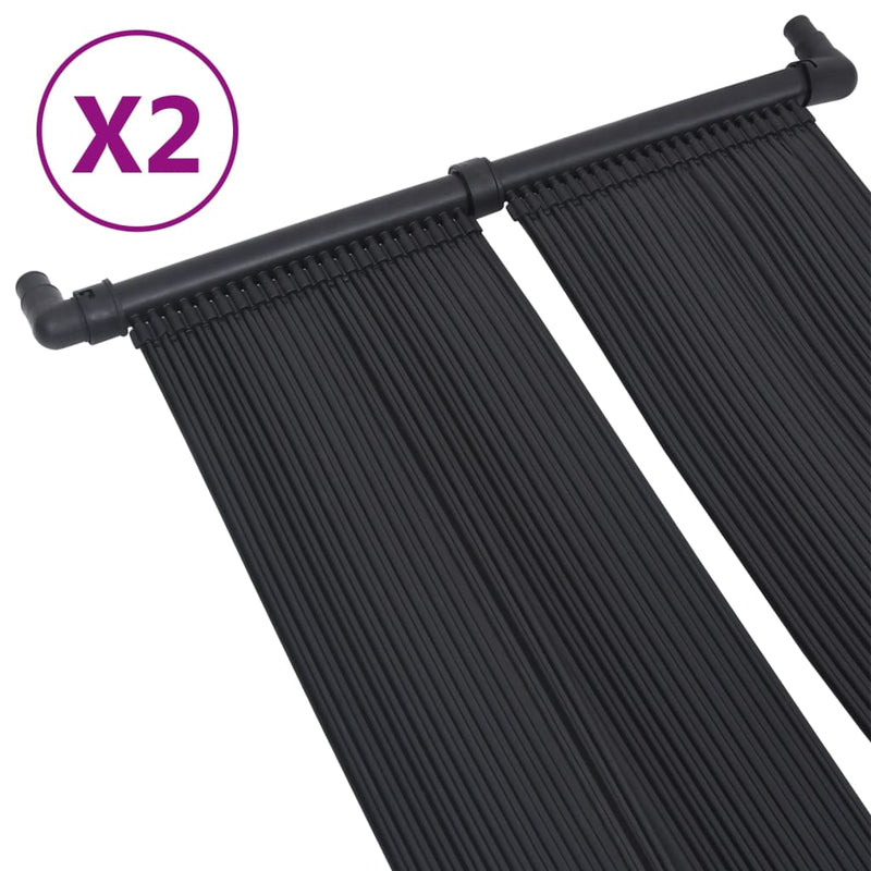 vidaXL Solar Pool Heater Panel 2 pcs 80x310 cm