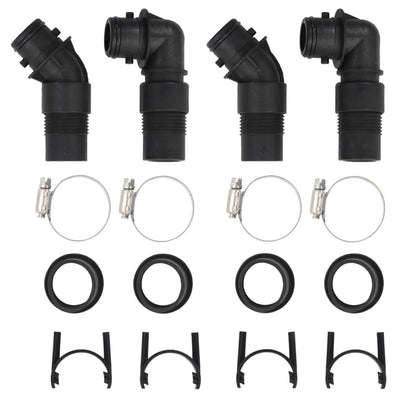 vidaXL Solar Pool Heaters 5 pcs 75x75x36 cm HDPE Aluminium