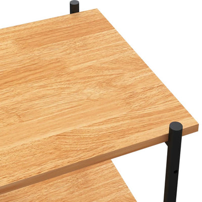 vidaXL 5-Tier Shelving Unit White and Oak 80x40x163 cm