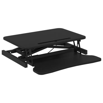 vidaXL Adjustable Workstation 60x40x(13-41.5) cm Steel and Engineered Wood