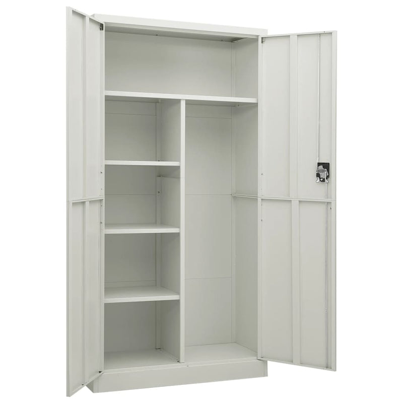 vidaXL Locker Cabinet Anthracite 90x40x180 cm Steel
