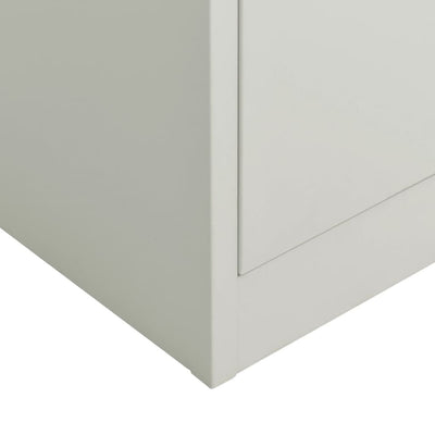 vidaXL Locker Cabinet Anthracite 90x40x180 cm Steel