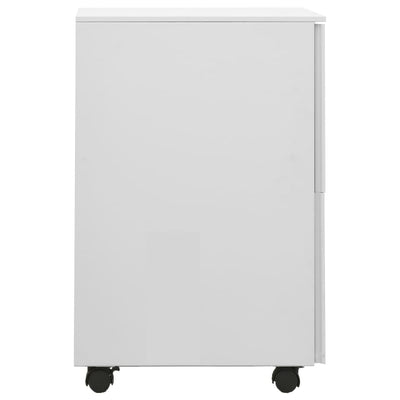 vidaXL Mobile File Cabinet Light Grey 39x45x67 cm Steel