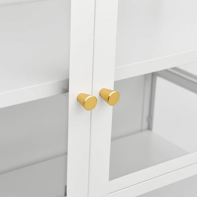 vidaXL Display Cabinet Anthracite 90x40x180 cm Steel and Tempered Glass