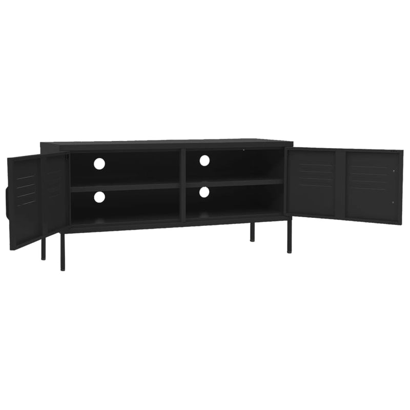 vidaXL TV Cabinet Anthracite 105x35x50 cm Steel