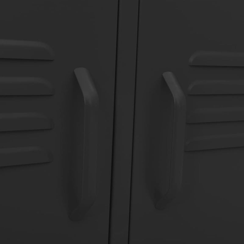 vidaXL TV Cabinet Anthracite 105x35x50 cm Steel