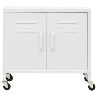 vidaXL Storage Cabinet Black 60x35x56 cm Steel