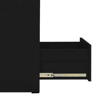 vidaXL Filing Cabinet Anthracite 46x62x102.5 cm Steel