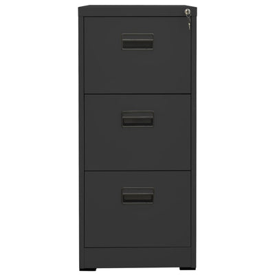 vidaXL Filing Cabinet Anthracite 46x62x102.5 cm Steel