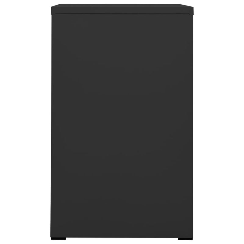 vidaXL Filing Cabinet Anthracite 46x62x102.5 cm Steel