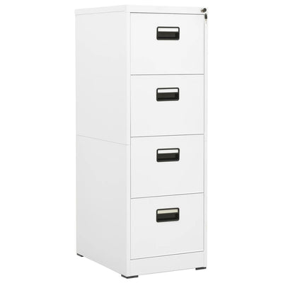 vidaXL Filing Cabinet Light Grey 46x62x133 cm Steel