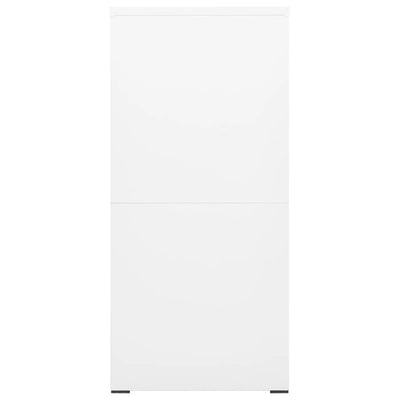 vidaXL Filing Cabinet Light Grey 46x62x133 cm Steel