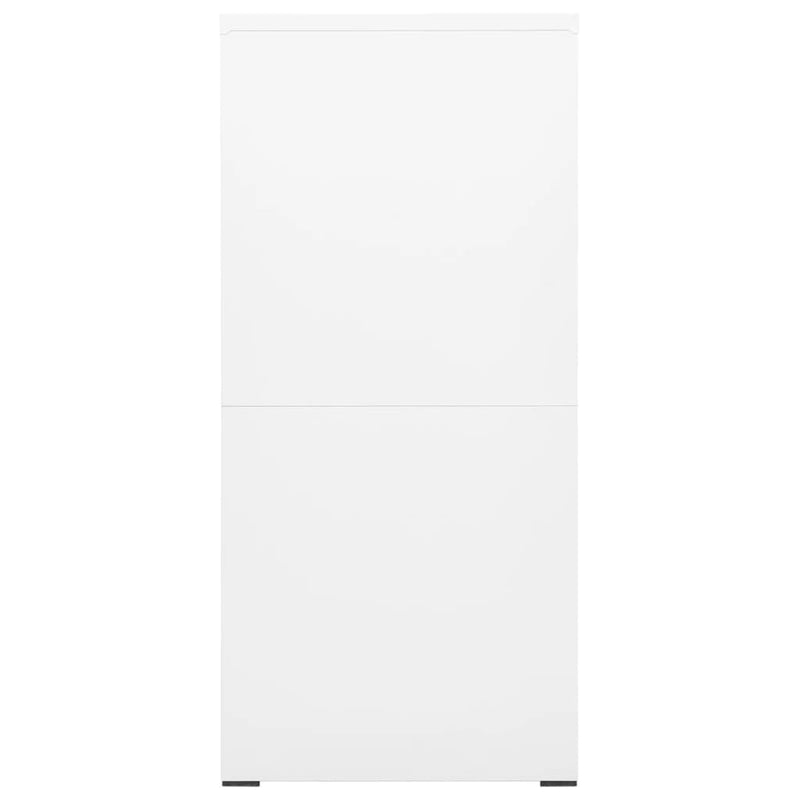 vidaXL Filing Cabinet Light Grey 46x62x133 cm Steel