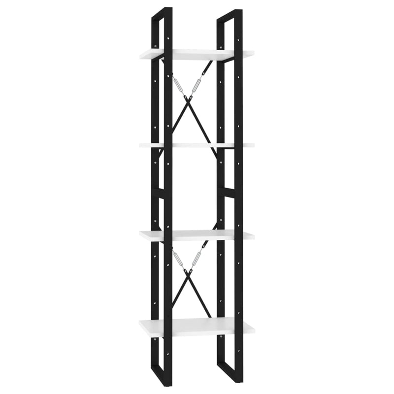 vidaXL 4-Tier Book Cabinet Sonoma Oak 40x30x140 cm Engineered Wood