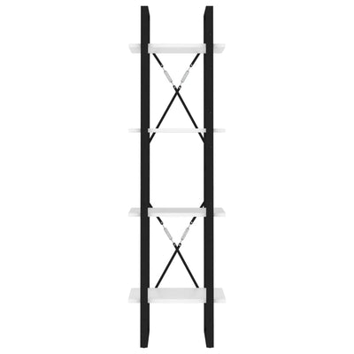 vidaXL 4-Tier Book Cabinet Sonoma Oak 40x30x140 cm Engineered Wood