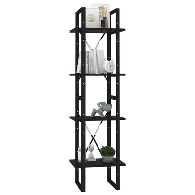 vidaXL 4-Tier Book Cabinet Sonoma Oak 40x30x140 cm Engineered Wood