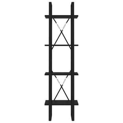 vidaXL 4-Tier Book Cabinet Sonoma Oak 40x30x140 cm Engineered Wood