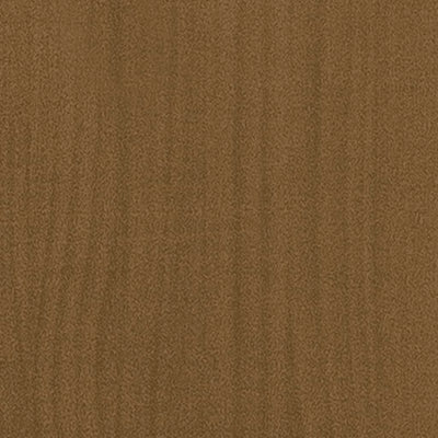 vidaXL 2-Tier Book Cabinet Black 60x30x70 cm Solid Pine Wood