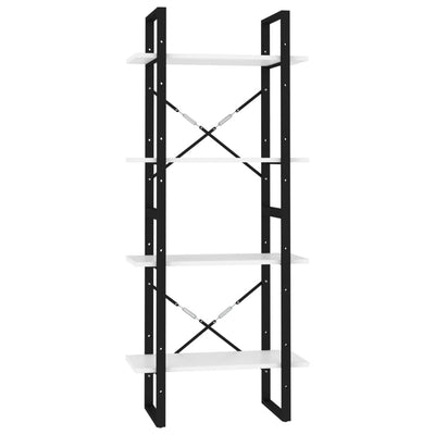 vidaXL 4-Tier Book Cabinet Sonoma Oak 60x30x140 cm Engineered Wood