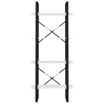 vidaXL 4-Tier Book Cabinet Sonoma Oak 60x30x140 cm Engineered Wood