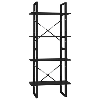 vidaXL 4-Tier Book Cabinet Sonoma Oak 60x30x140 cm Engineered Wood