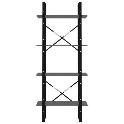 vidaXL 4-Tier Book Cabinet Sonoma Oak 60x30x140 cm Engineered Wood