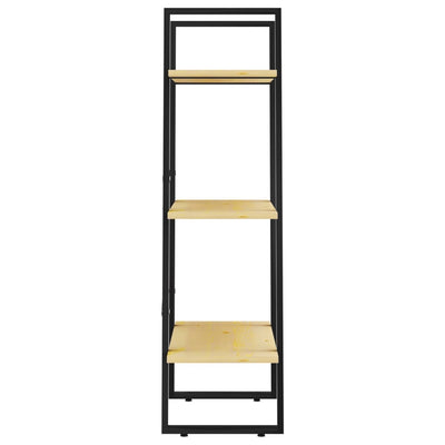 vidaXL Storage Shelf Grey 60x30x105 cm Solid Pine Wood