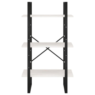 vidaXL Storage Shelf Grey 60x30x105 cm Solid Pine Wood