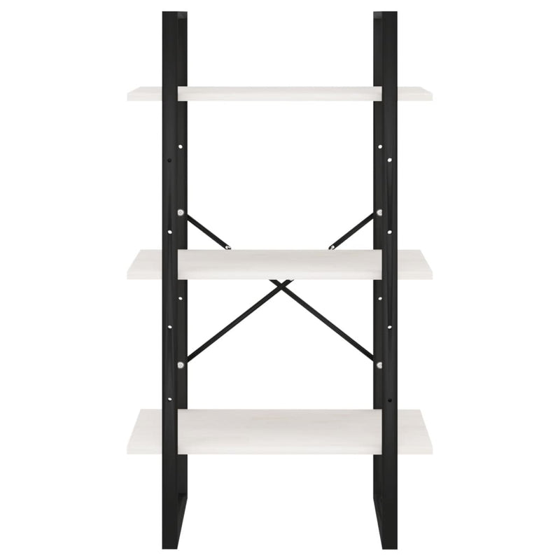 vidaXL Storage Shelf Grey 60x30x105 cm Solid Pine Wood