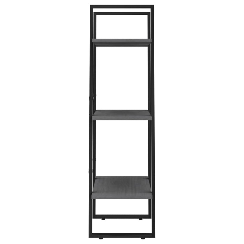 vidaXL Storage Shelf Grey 60x30x105 cm Solid Pine Wood