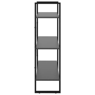 vidaXL Book Cabinet Grey 80x30x105 cm Engineered Wood