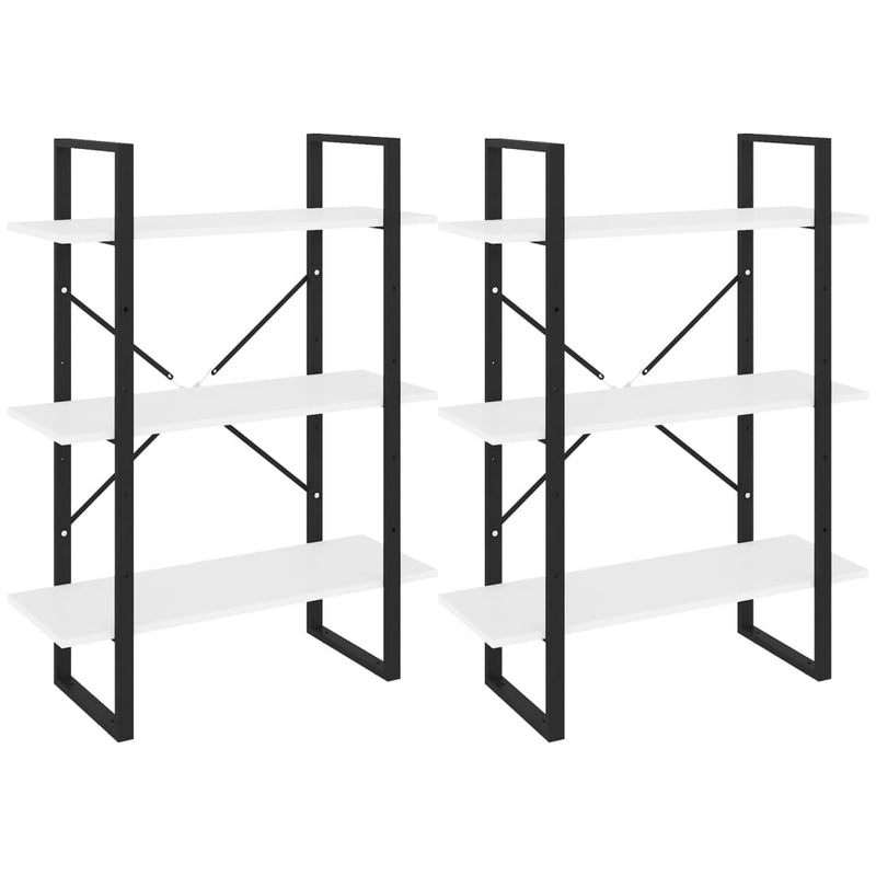 vidaXL High Cabinet White 80x30x210 cm Engineered Wood