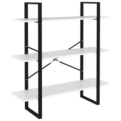 vidaXL Book Cabinet Grey 80x30x105 cm Engineered Wood