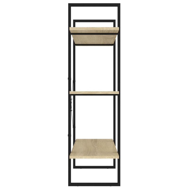 vidaXL Book Cabinet Grey 80x30x105 cm Engineered Wood