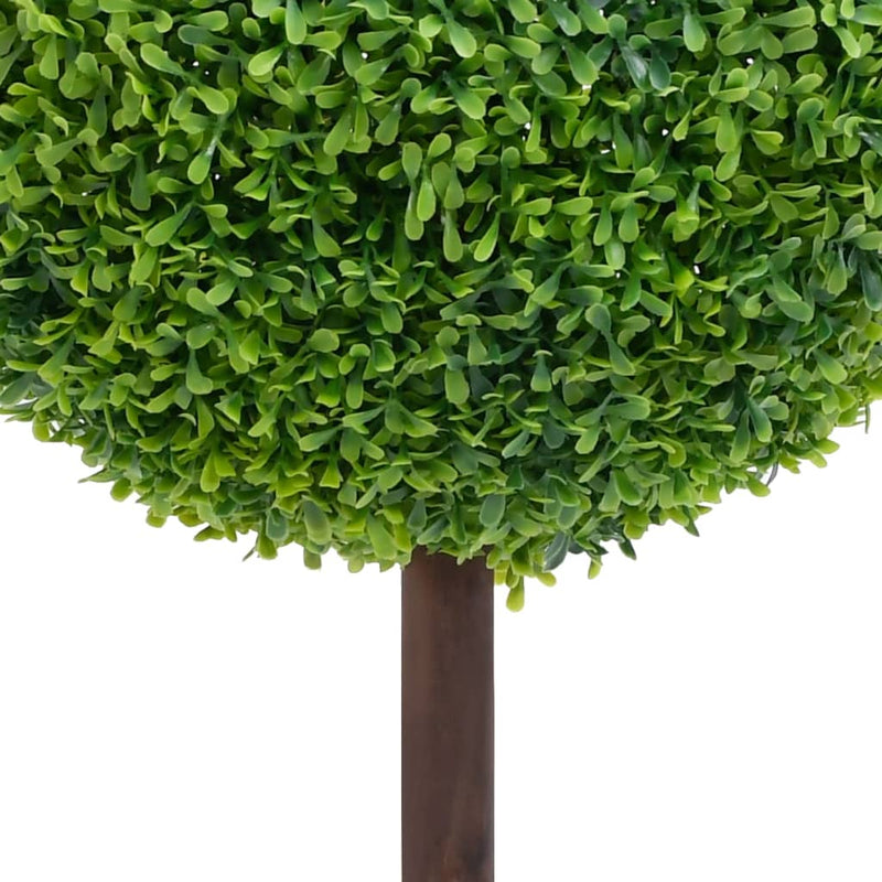 vidaXL Artificial Boxwood Plant with Pot Ball Shaped Green 50 cm