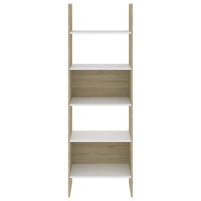 vidaXL 4 Piece Book Cabinet Set Sonoma Oak Engineered Wood