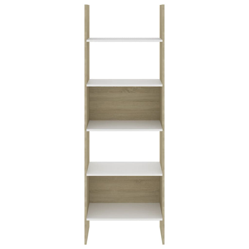 vidaXL 4 Piece Book Cabinet Set Sonoma Oak Engineered Wood