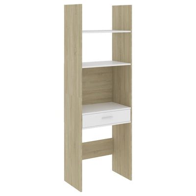 vidaXL 4 Piece Book Cabinet Set Sonoma Oak Engineered Wood