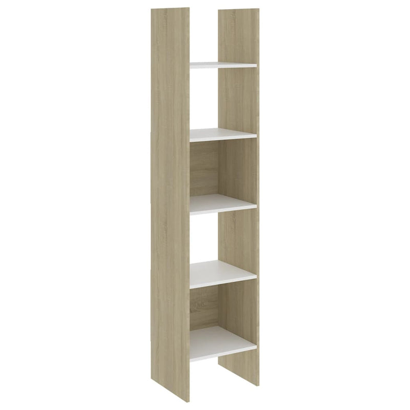 vidaXL 4 Piece Book Cabinet Set Sonoma Oak Engineered Wood