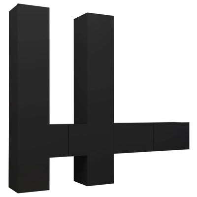 vidaXL 6 Piece TV Cabinet Set Sonoma Oak Engineered Wood