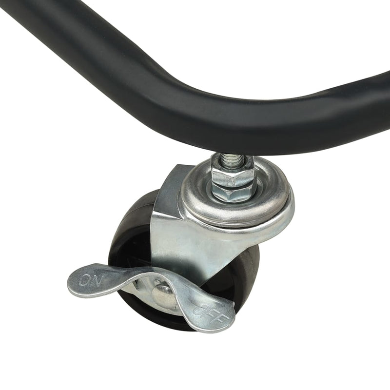 vidaXL 3-Tier Trolley Anthracite 43x34x79 cm Steel