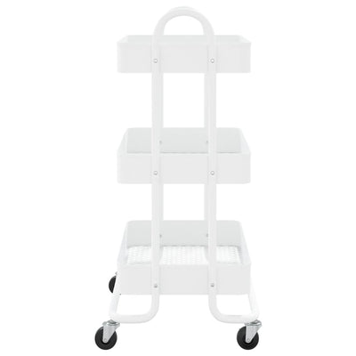 vidaXL 3-Tier Trolley Anthracite 43x34x79 cm Steel