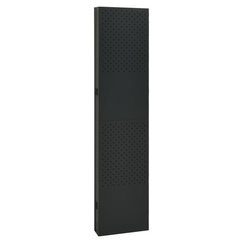 vidaXL 6-Panel Room Divider Anthracite 240x180 cm Steel