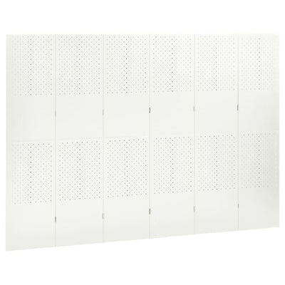 vidaXL 6-Panel Room Divider Anthracite 240x180 cm Steel