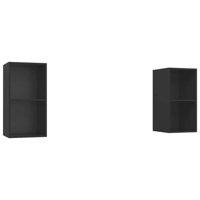 vidaXL Wall-mounted TV Cabinets 2 pcs Sonoma Oak Engineered Wood