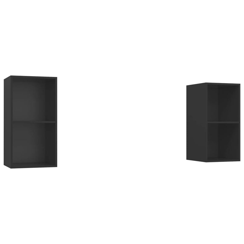 vidaXL Wall-mounted TV Cabinets 2 pcs Sonoma Oak Engineered Wood