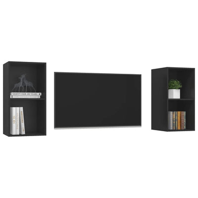vidaXL Wall-mounted TV Cabinets 2 pcs Sonoma Oak Engineered Wood