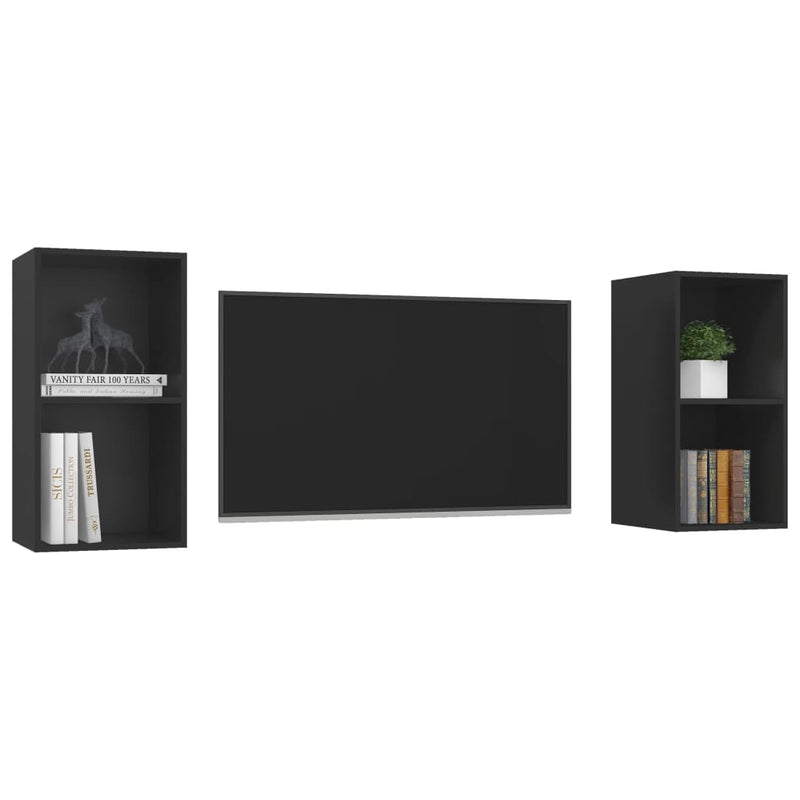 vidaXL Wall-mounted TV Cabinets 2 pcs Sonoma Oak Engineered Wood